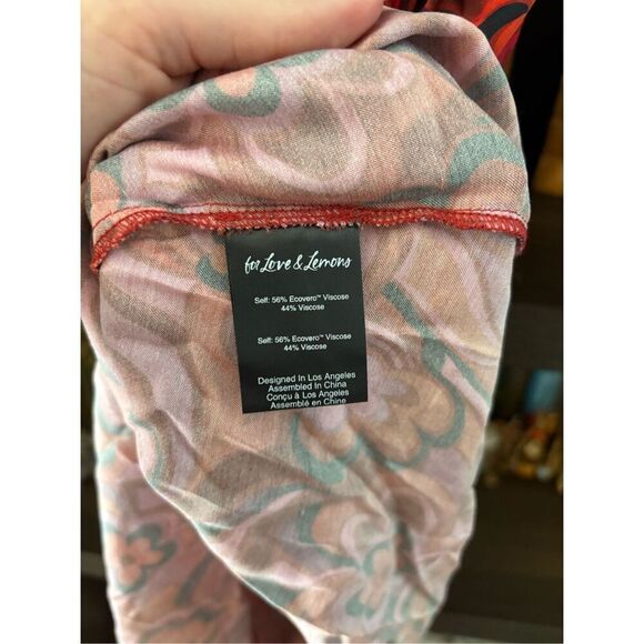 NWT For Love & Lemons Davina High Low Maxi Dress Size Small $250 MSRP - Picture 13 of 14